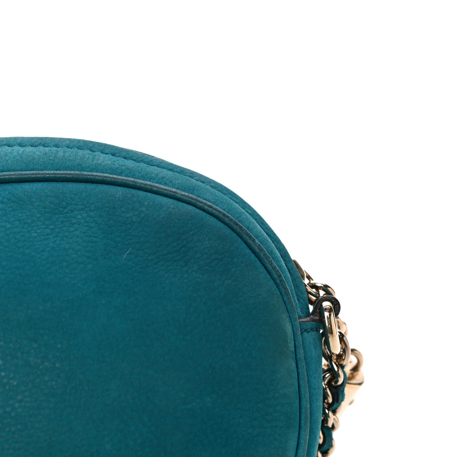 Gucci Vitello Range Mini Soho Chain Bag Deep Cobalt 13 of 17