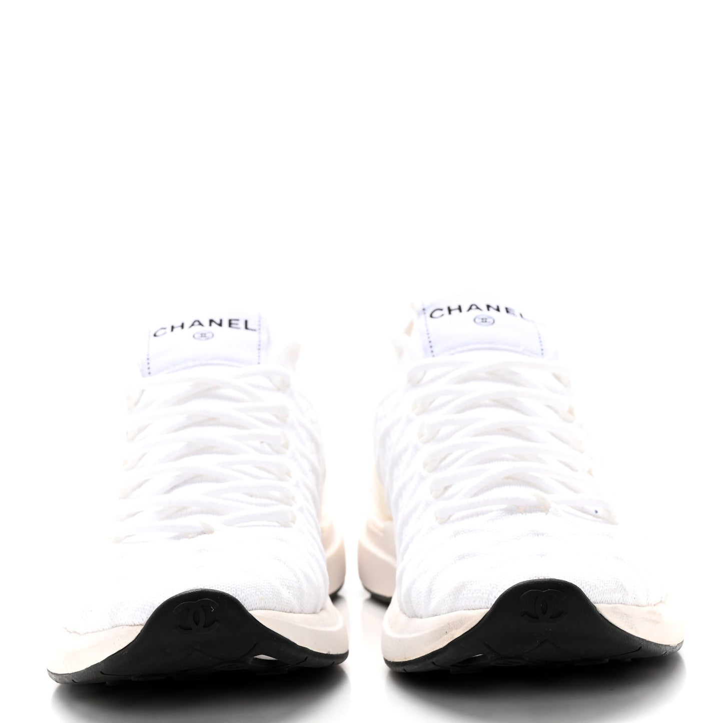 Mixed Fibers Quilted Womens CC Sneakers 37 White