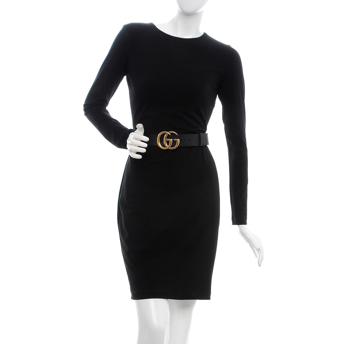 Calfskin Double G 40mm Belt 85 34 Black