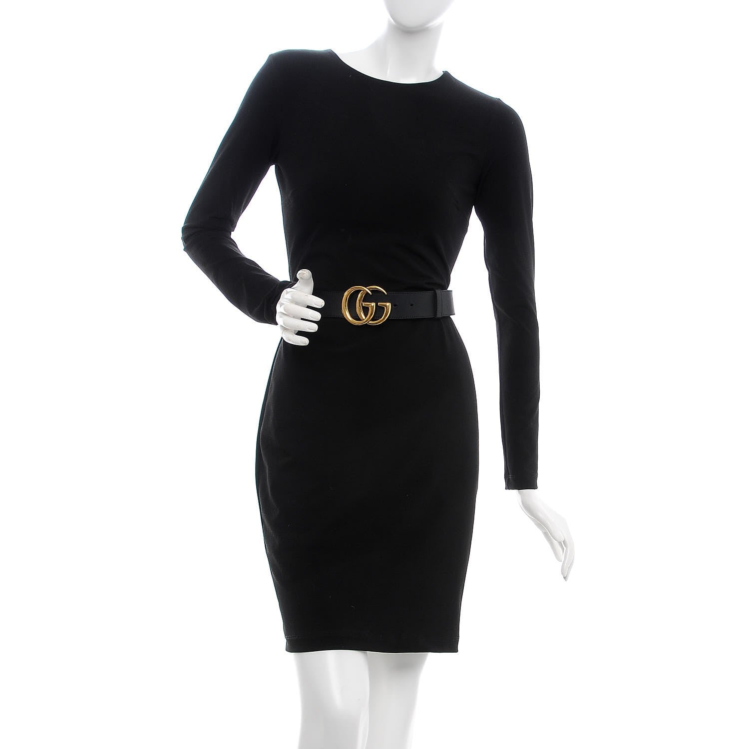 Gucci Calfskin Double G 40mm Belt 85 34 Black 2 of 5
