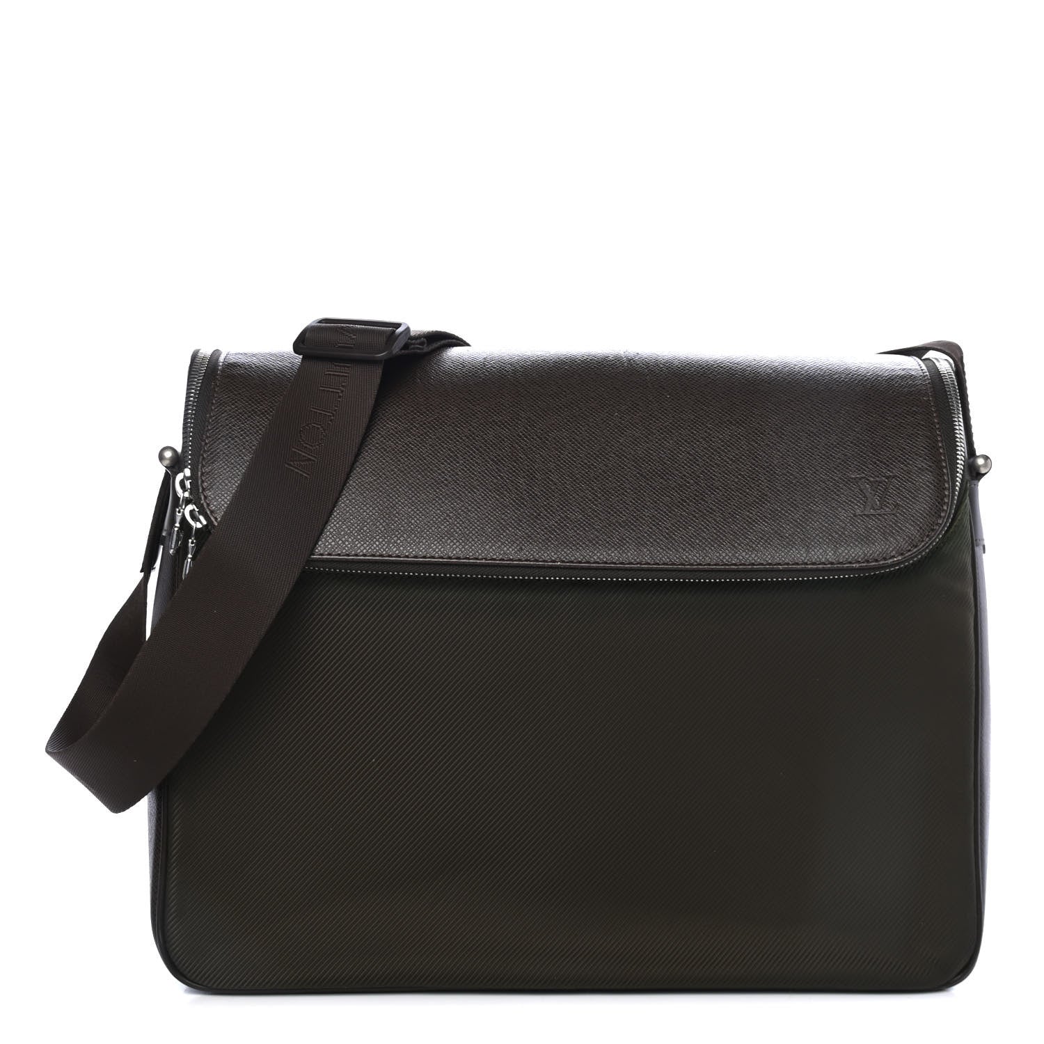 Louis Vuitton Taiga Taimyr Messenger Bag Grizzli 1 of 6