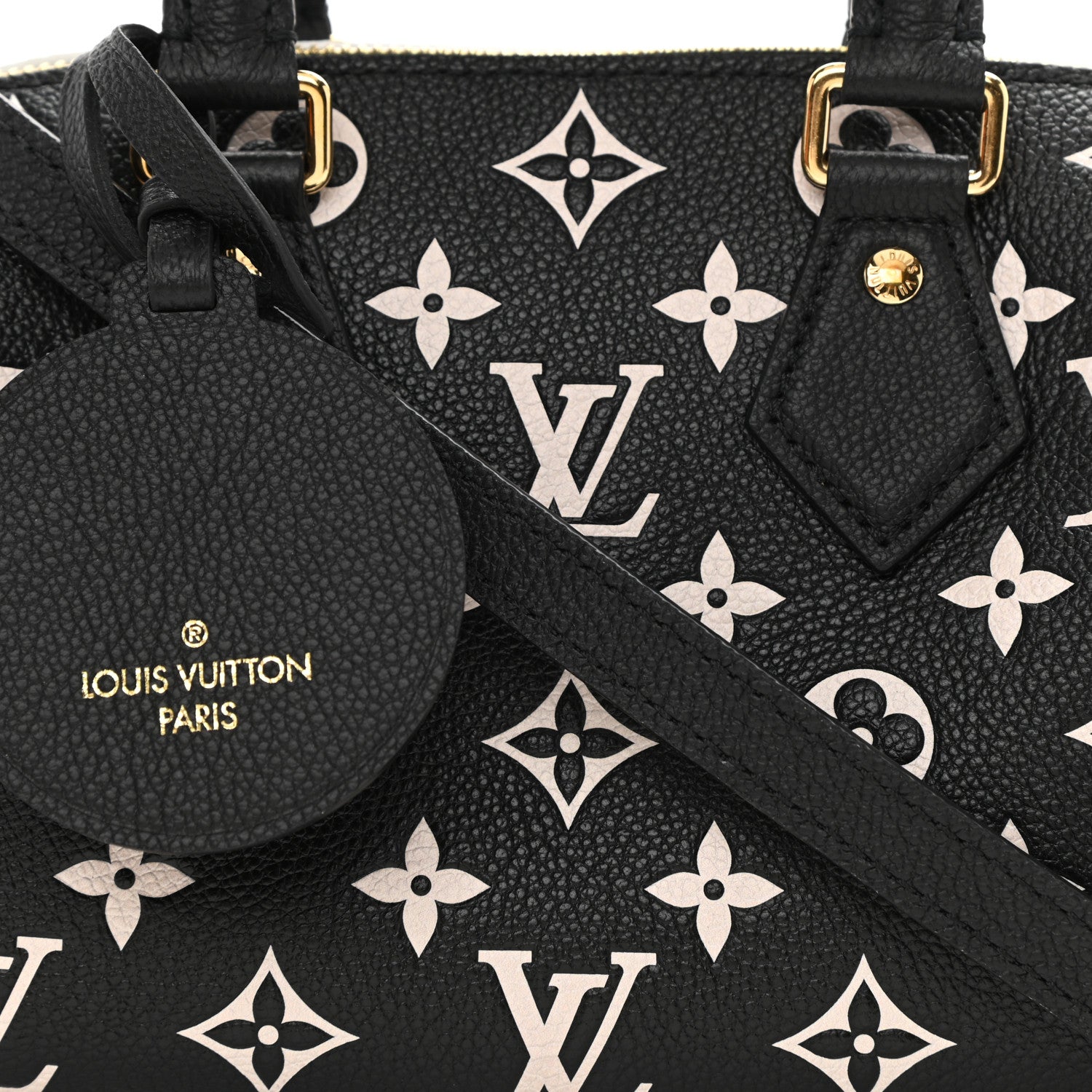 Louis Vuitton Empreinte Monogram Spring in the City Speedy Bandouliere 20 Black White Pink 7 of 8