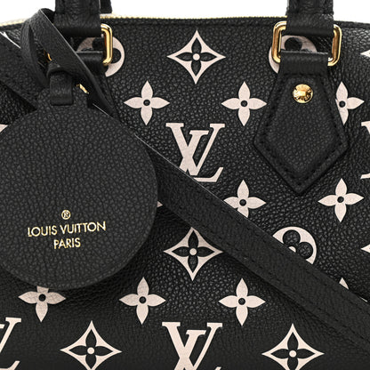 Louis Vuitton Empreinte Monogram Spring in the City Speedy Bandouliere 20 Black White Pink 7 of 8