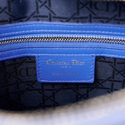 Christian Dior Lambskin Cannage Large Lady Dior Blue 6 of 10