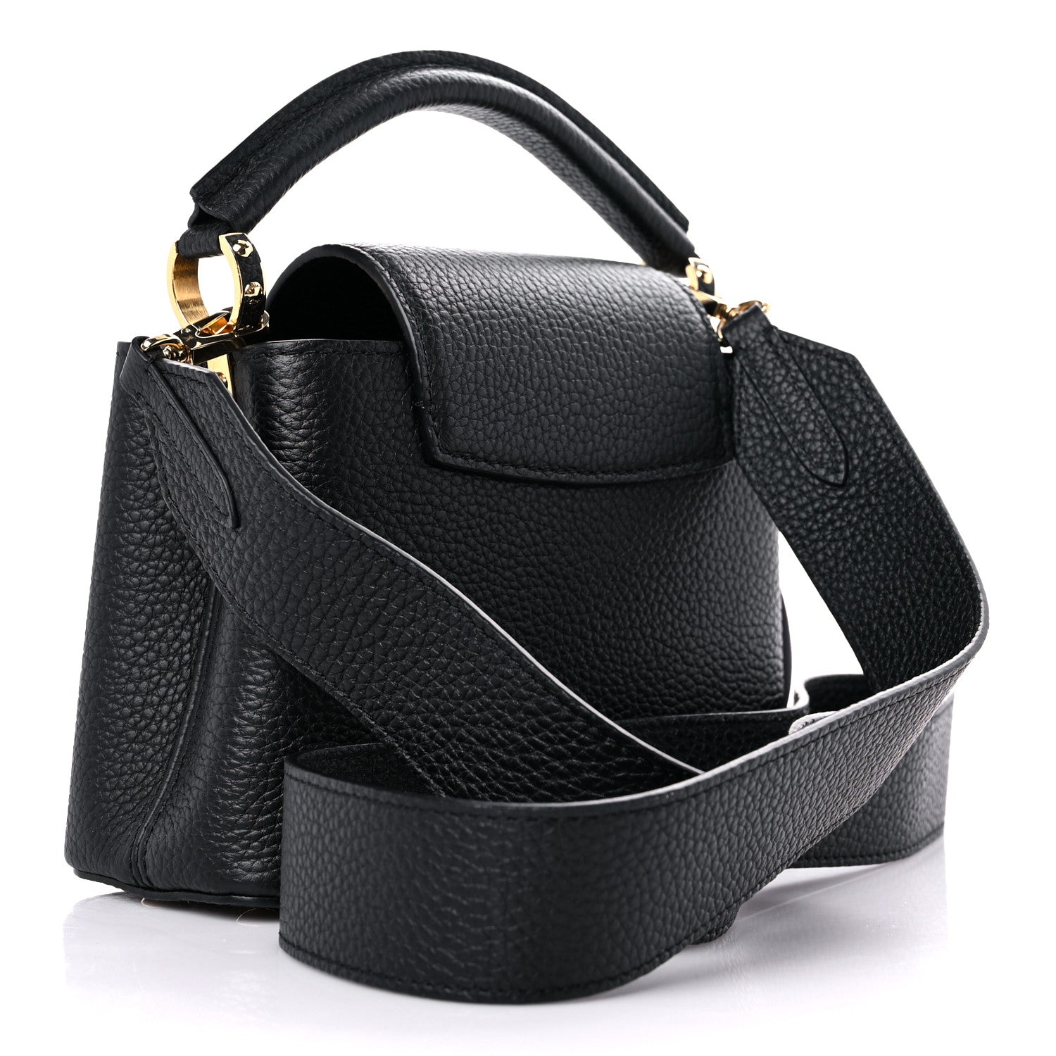 Louis Vuitton Taurillon Mini Capucines Black 3 of 8