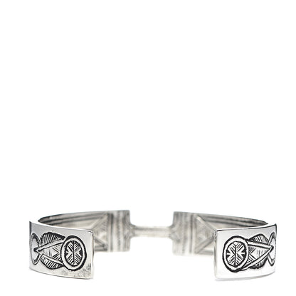 Hermes Sterling Silver Touareg Takolte Cuff Bracelet T5 3 of 5