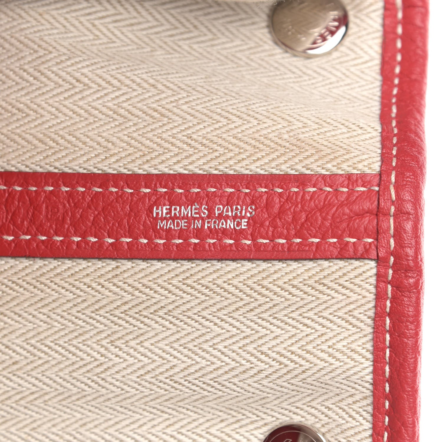 Hermes Vache Country Garden Party 36 MM Rouge Casaque 5 of 10