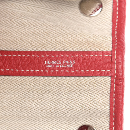 Hermes Vache Country Garden Party 36 MM Rouge Casaque 5 of 10