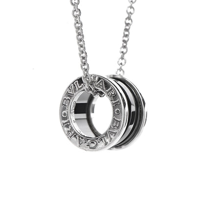 Bulgari Sterling Silver Ceramic Save The Children Pendant Necklace 4 of 6