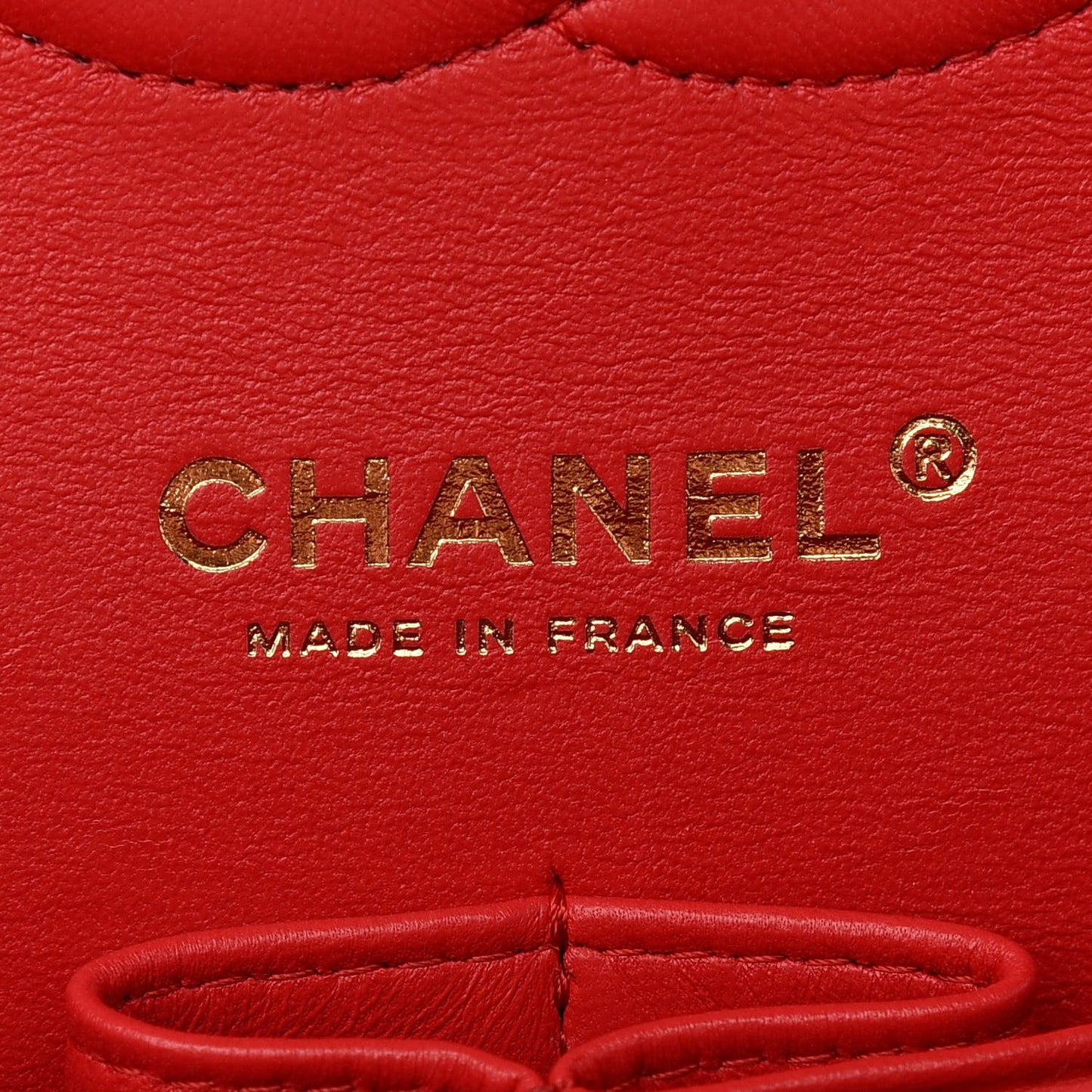 Caviar Quilted Medium Double Flap Red