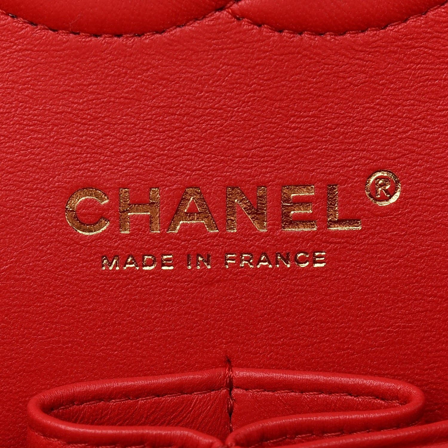 Chanel Caviar Quilted Medium Double Flap Red 6 of 9