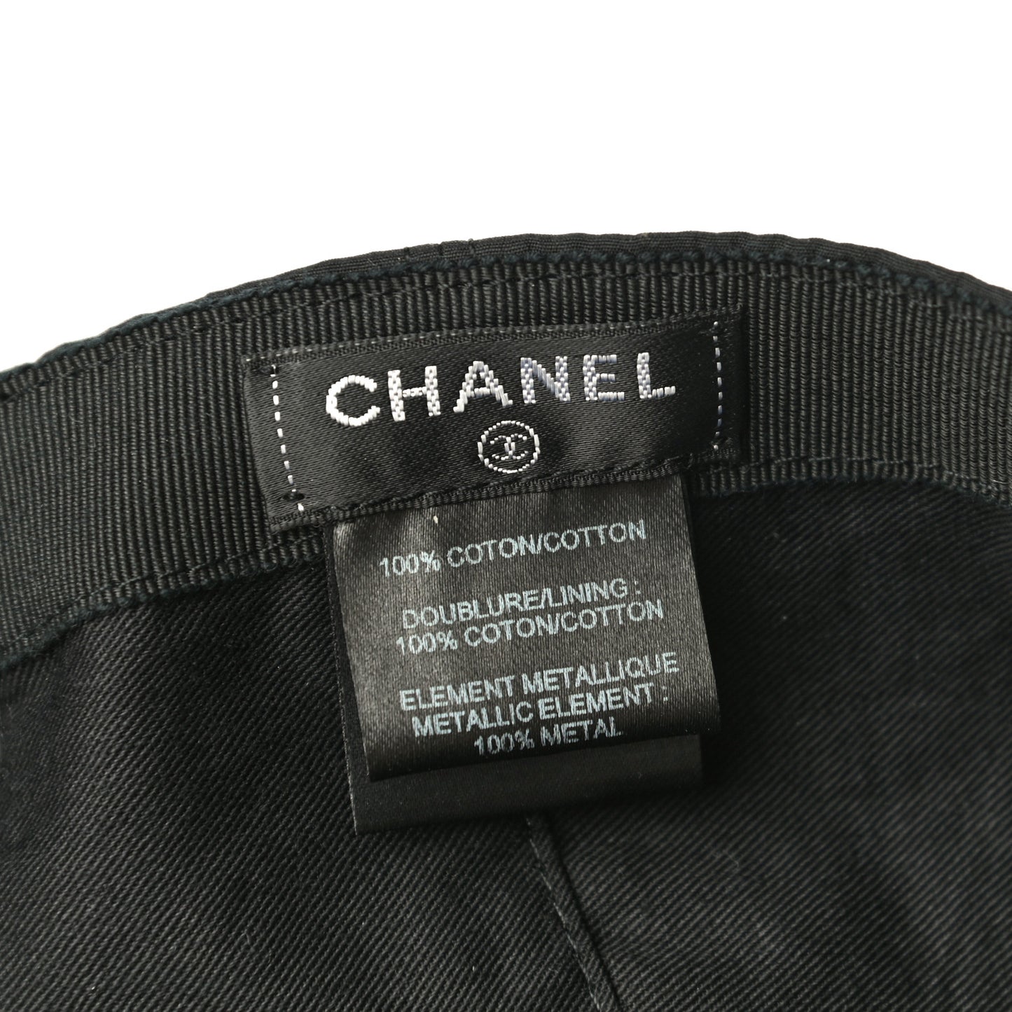 Cotton CC Cap Hat Black