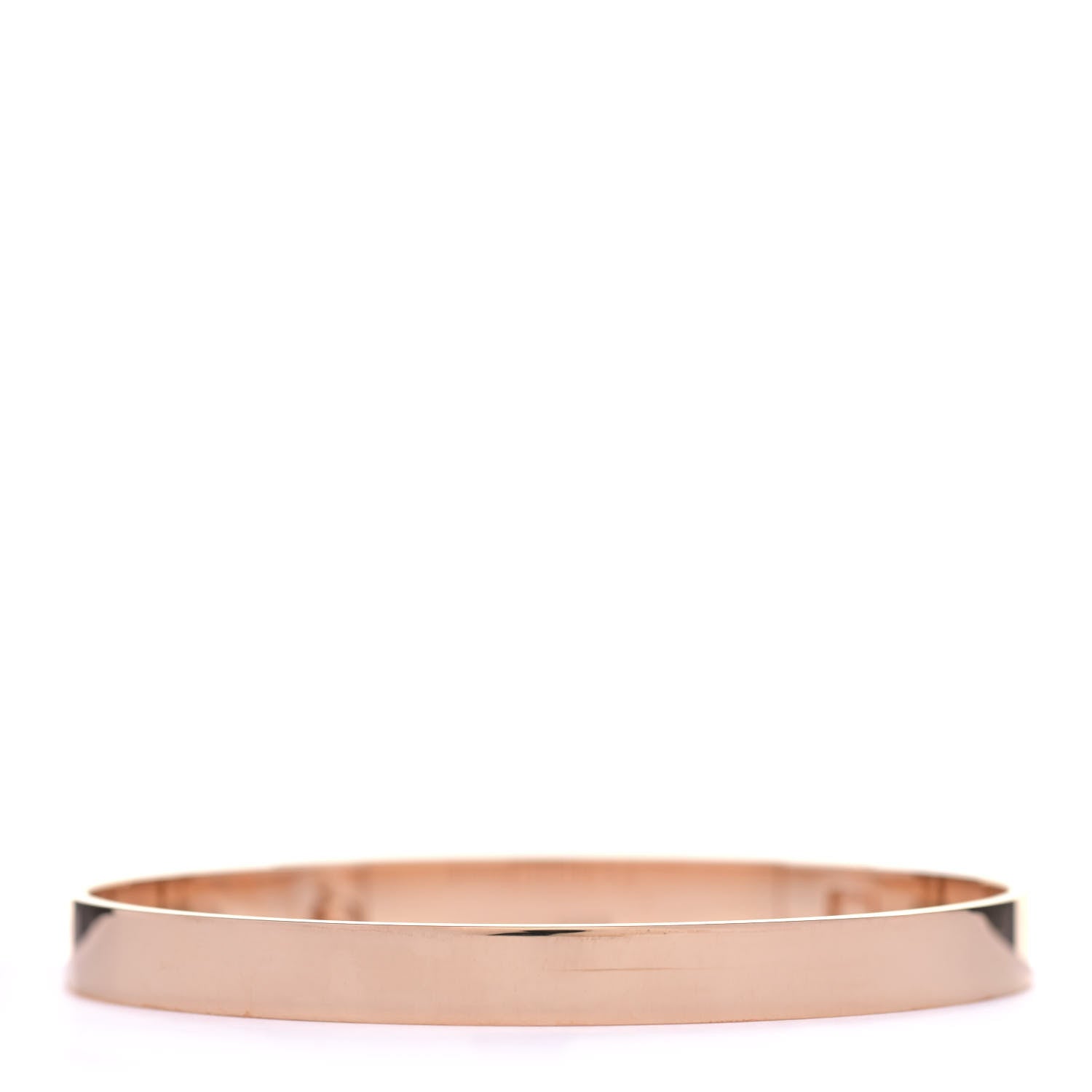 Hermes 18K Rose Gold Diamond PM Collier De Chien Pave Bracelet ST 3 of 6