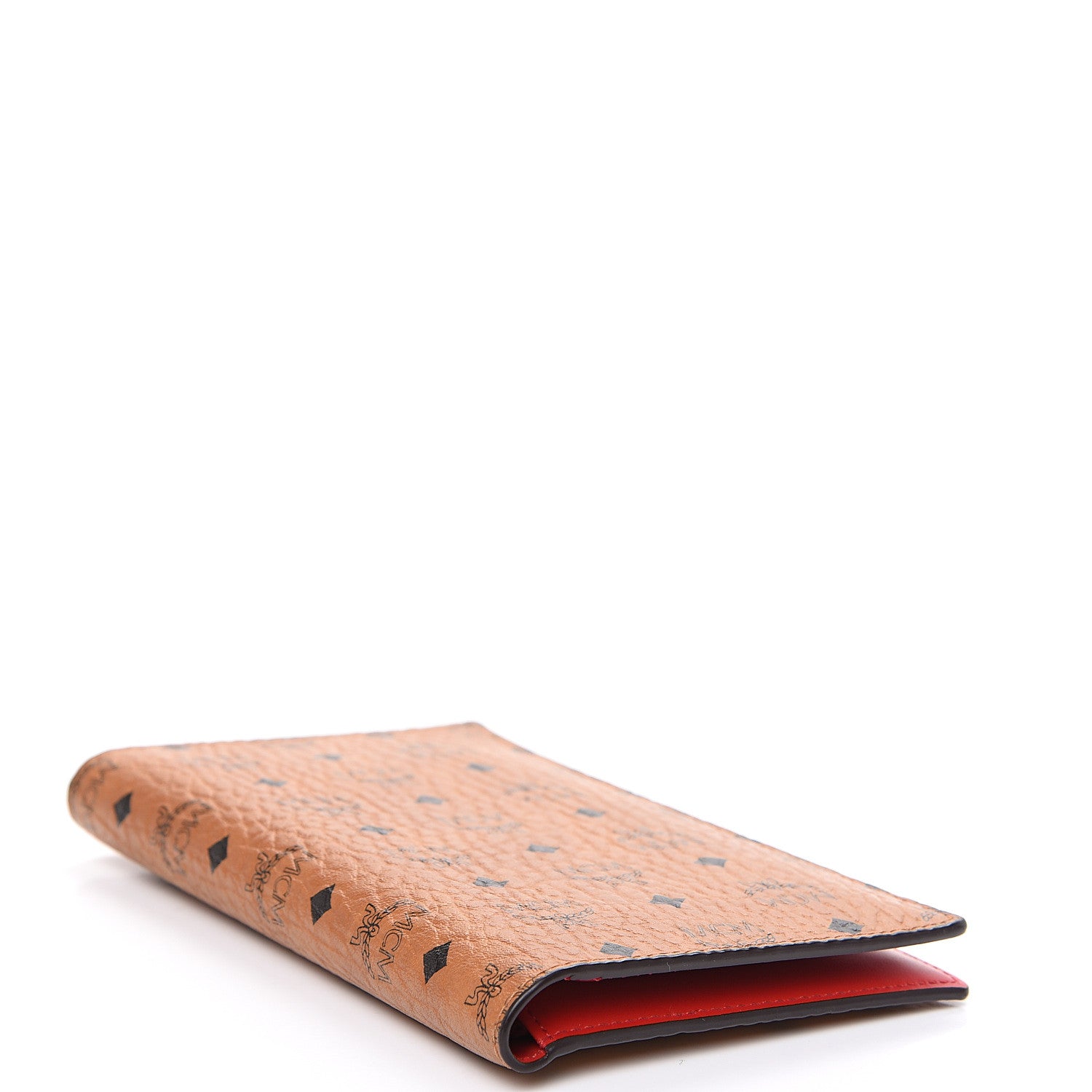 MCM Visetos Passport Holder Cognac 3 of 6