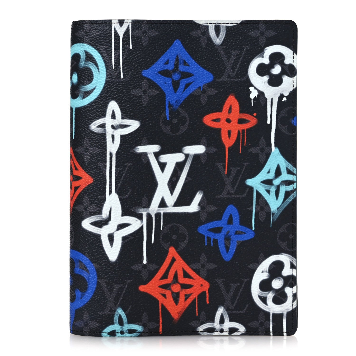 Louis Vuitton Monogram Eclipse LV Graffiti Auguste Notebook Cover Multicolor 1 of 8