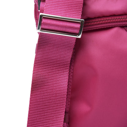 Prada Nylon Vela Flat Messenger Bag Fuxia 8 of 9