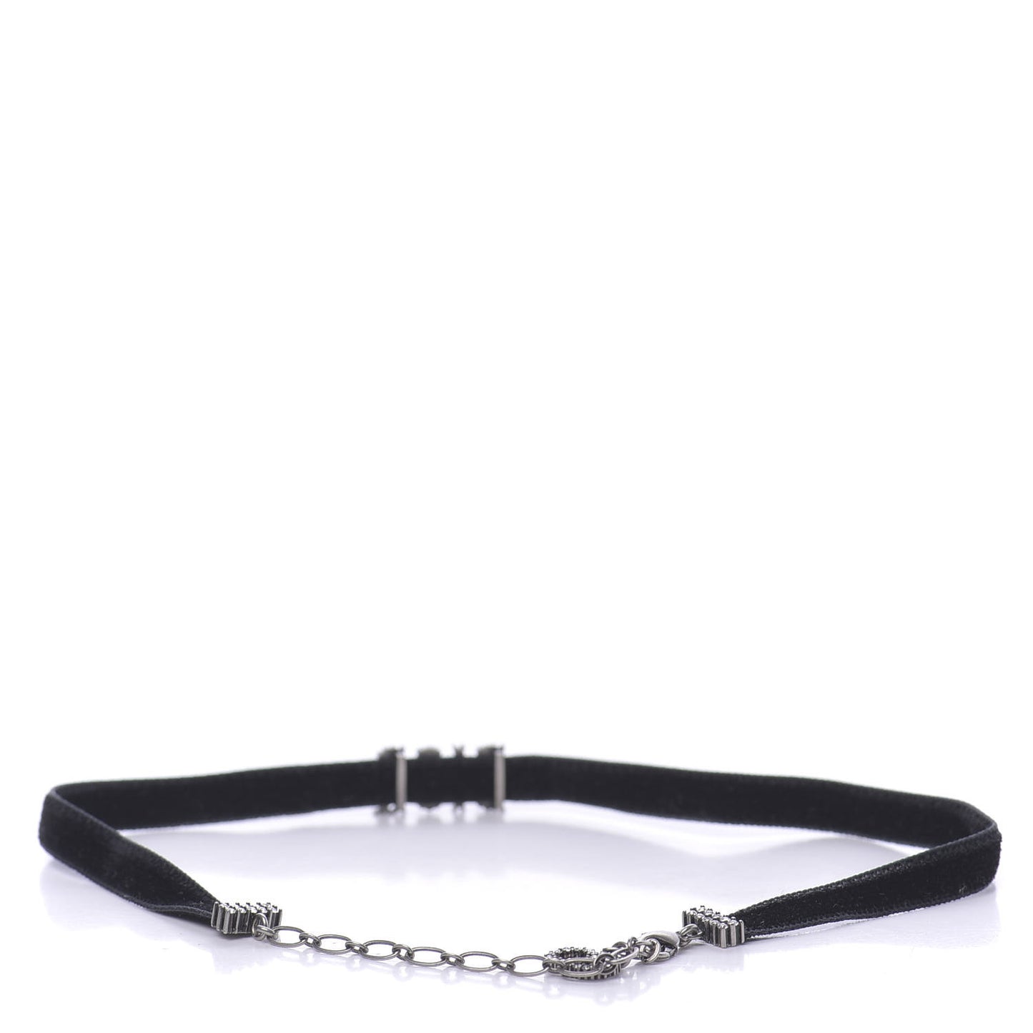 Velvet Crystal DIOR Choker Necklace Black