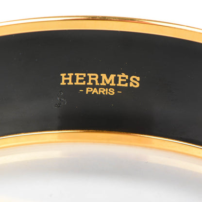 Hermes Enamel Printed Wide Collier de Churns Bracelet 65 Art Deco 4 of 4