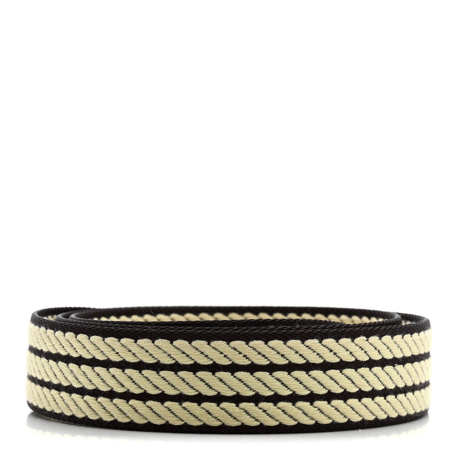 Hermes Toile Swift 25mm Sangle Cordage Shoulder Strap Prunoir Jaune Milton Gold 2 of 5