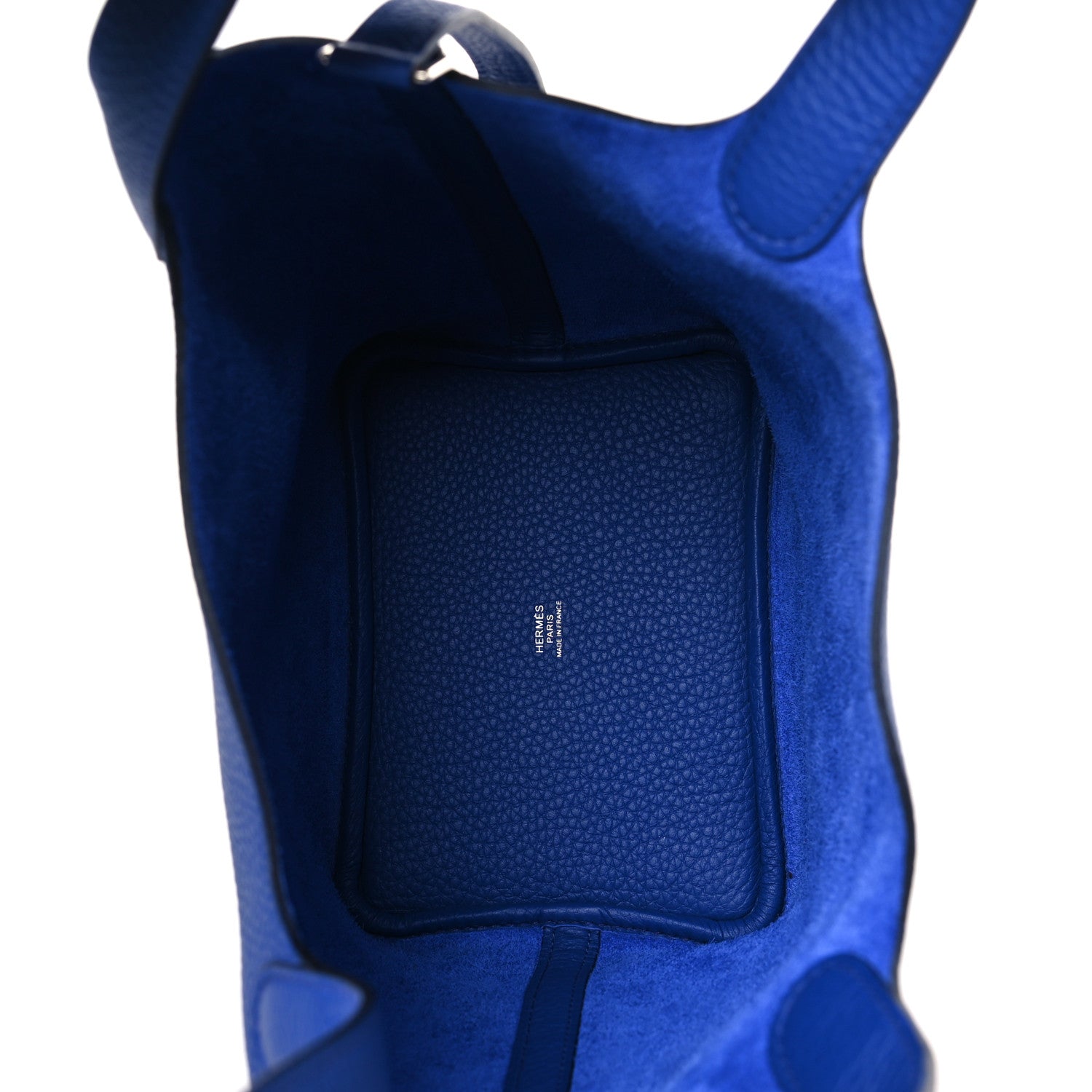 Hermes Taurillon Clemence Picotin Lock 18 PM Bleu France 5 of 10