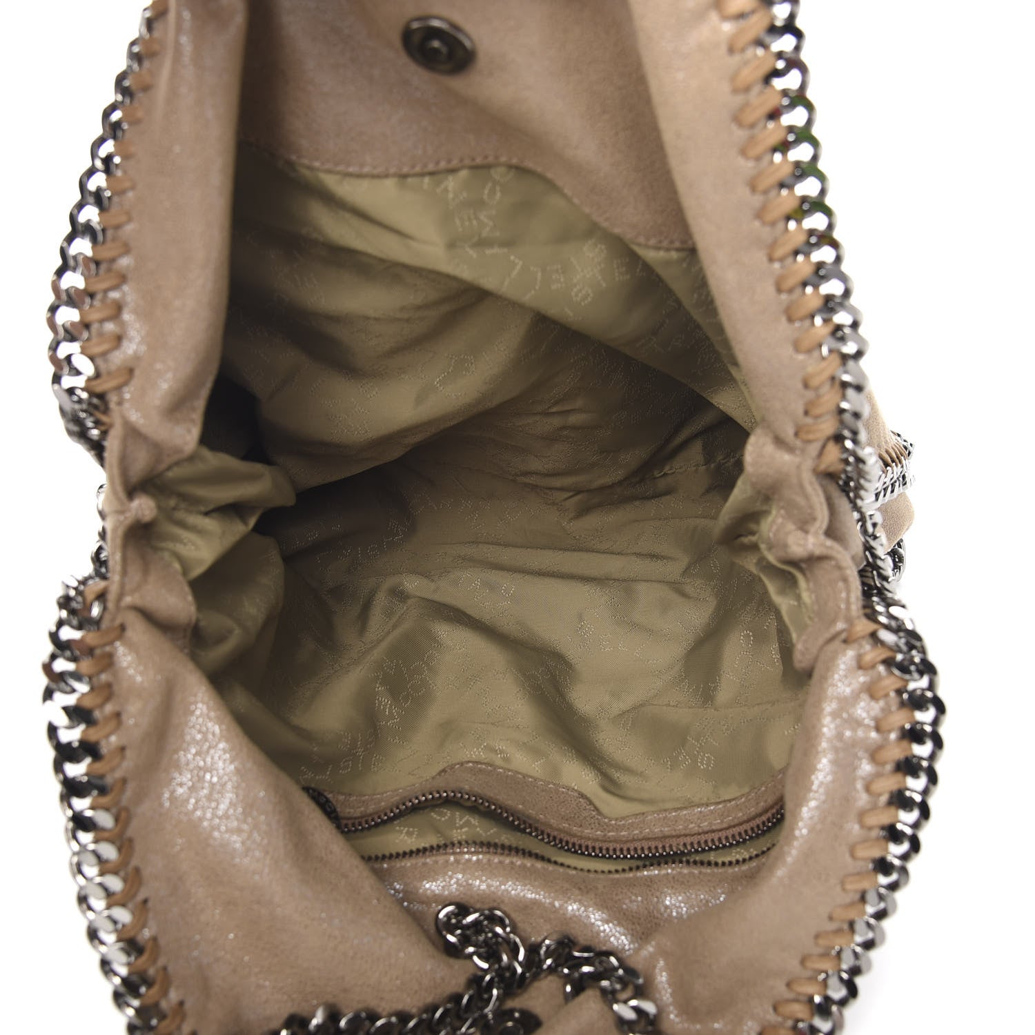 Stella McCartney Shaggy Deer Falabella Fold Over Tote Taupe 4 of 9