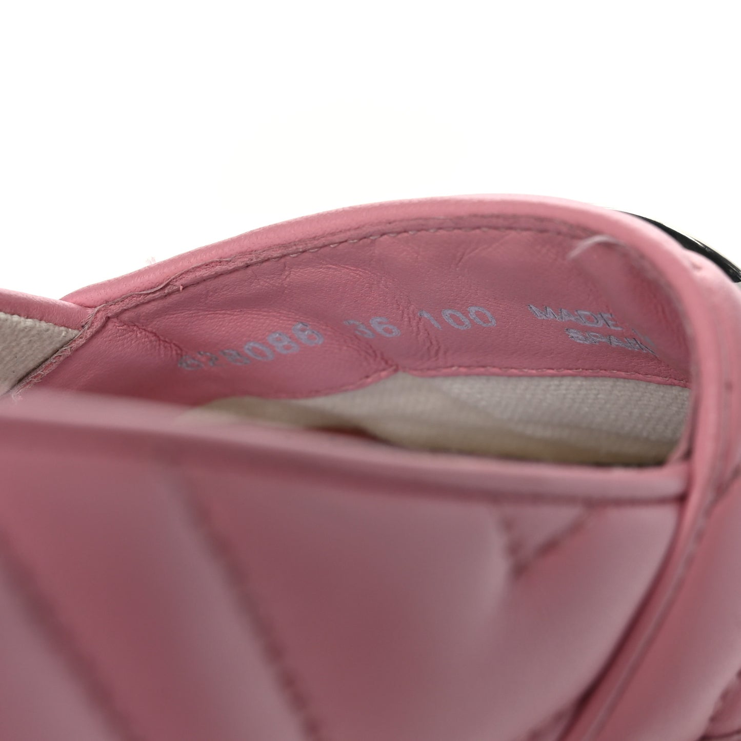 Nappa Matelasse GG Marmont Espadrilles 36 Wild Rose