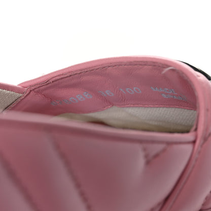 Gucci Nappa Matelasse GG Marmont Espadrilles 36 Wild Rose 8 of 9