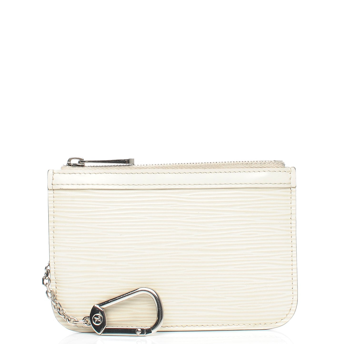 Epi Key Pouch Ivory