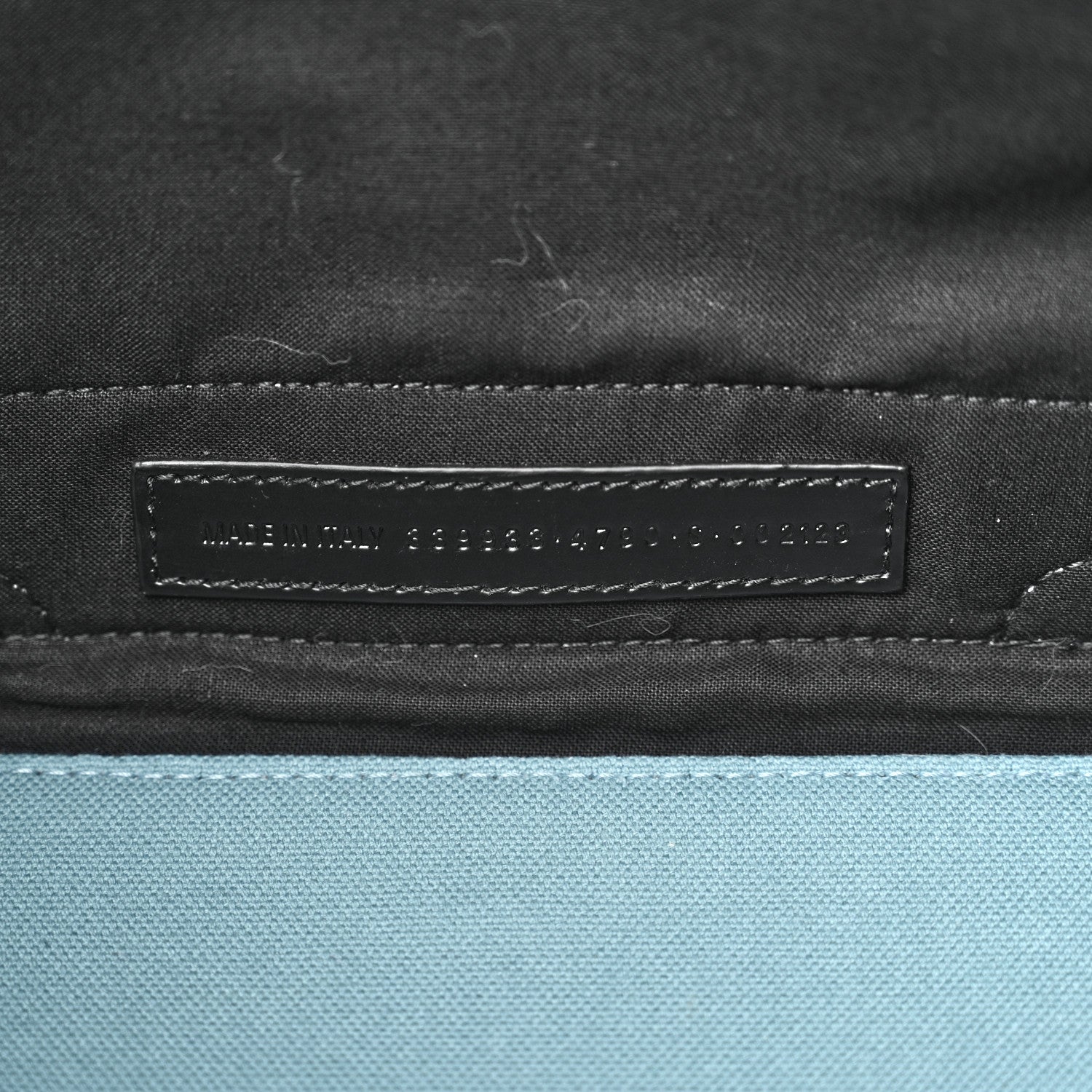 Balenciaga Cotton Canvas Calfskin S Navy Cabas Blue 8 of 12