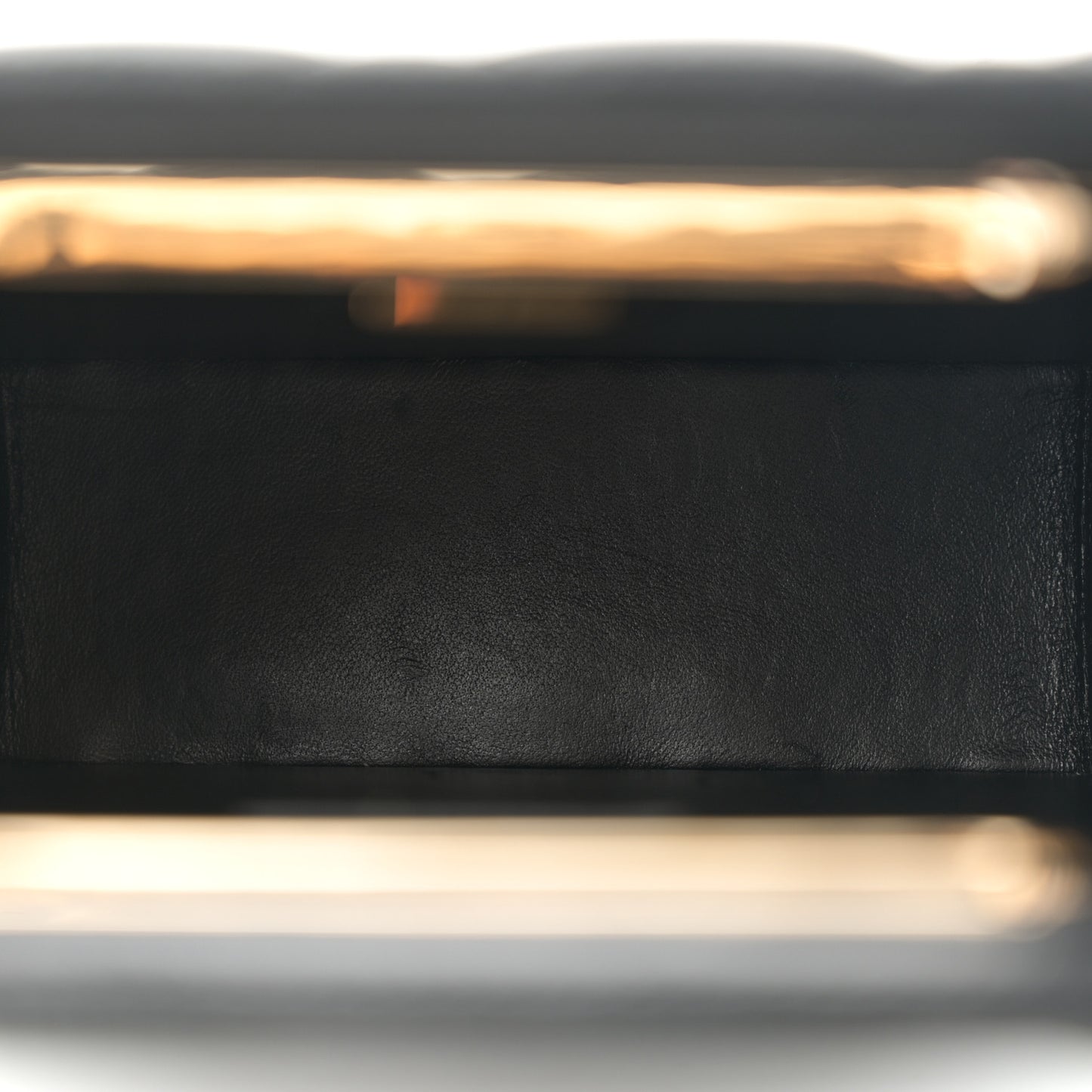 Caviar Quilted Evening Box Bag Black