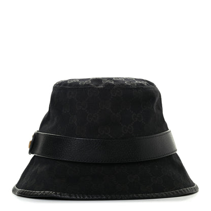 Gucci Monogram GG Canvas Fedora S Black 3 of 9