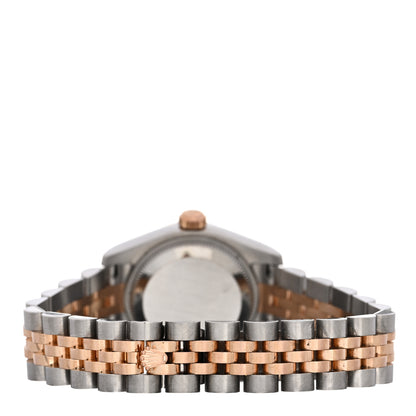 Rolex Stainless Steel 18K Everose Gold Diamond 26mm Oyster Perpetual Datejust Watch Pink Jubilee 179171 3 of 4