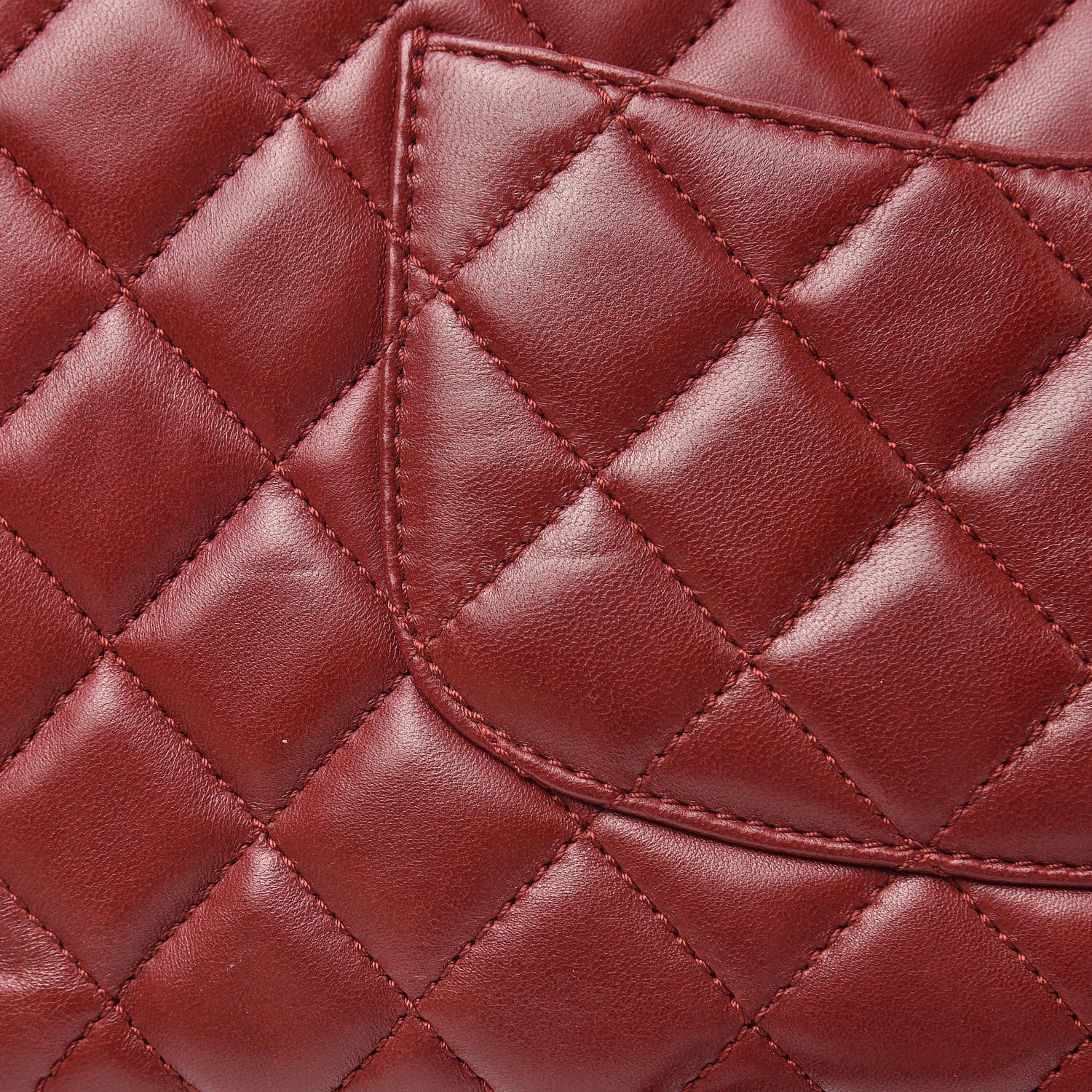 Chanel Lambskin Quilted Citizen Zip Flap Red 14 of 15