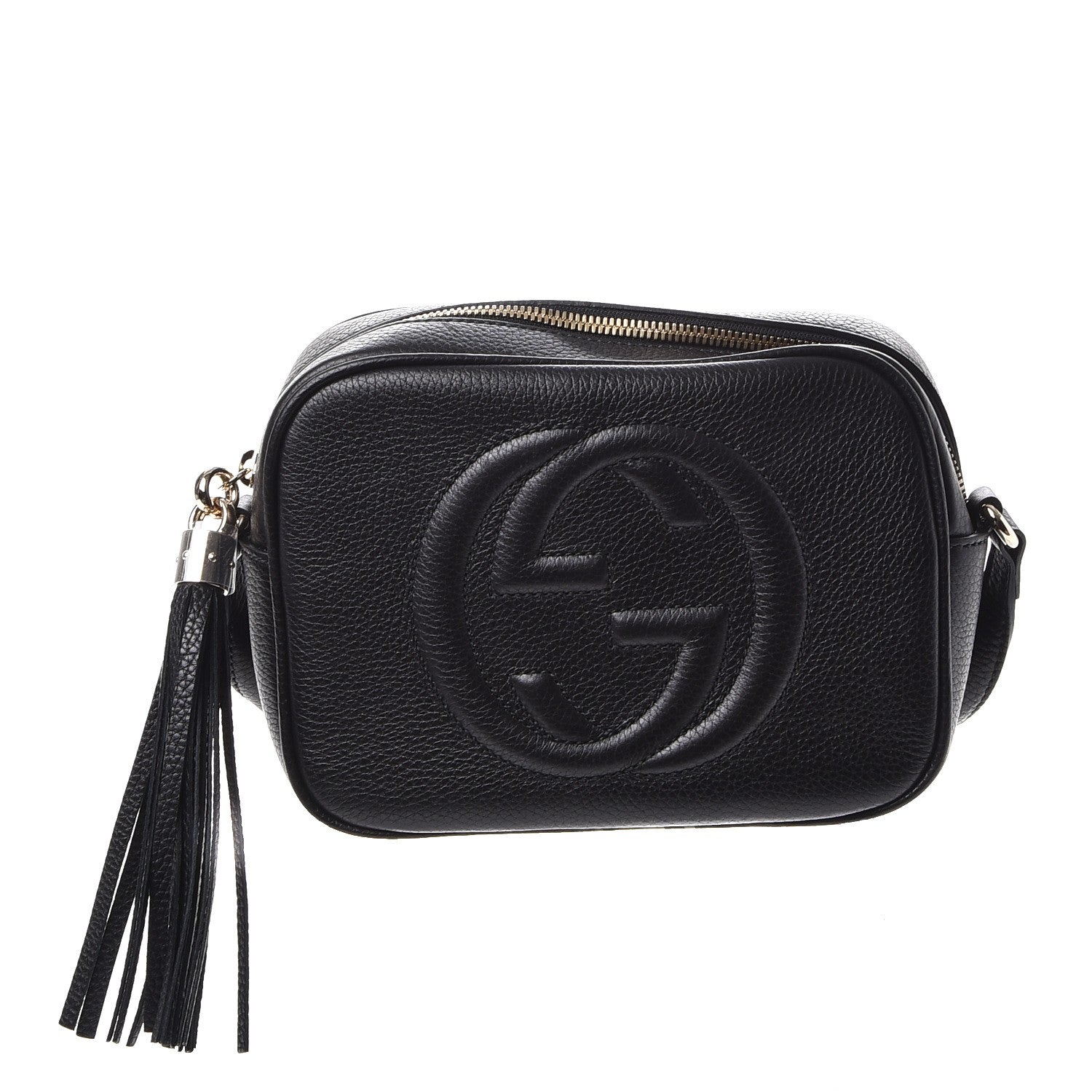 Gucci Pebbled Calfskin Small Soho Disco Bag Black 1 of 7