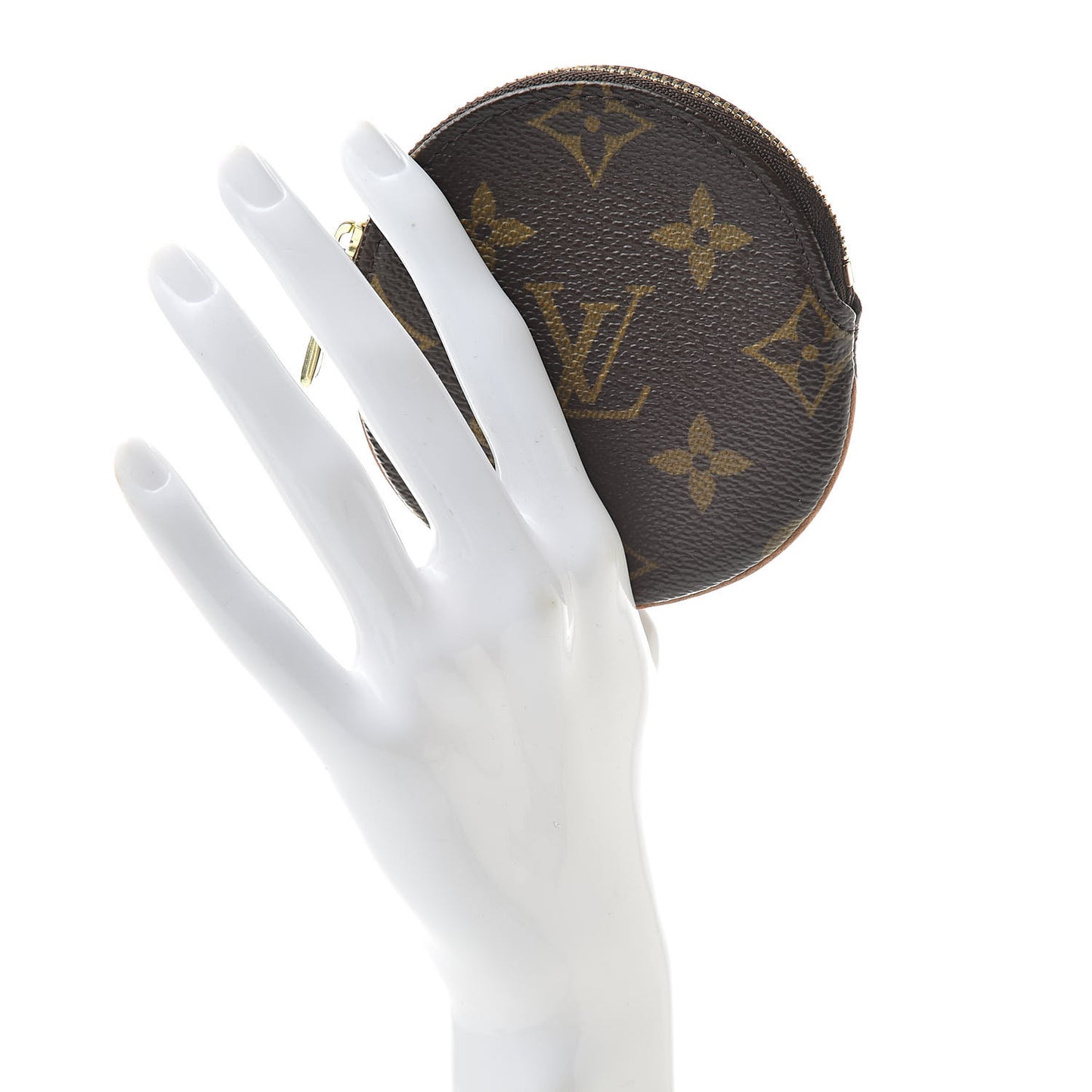 Monogram Round Coin Purse