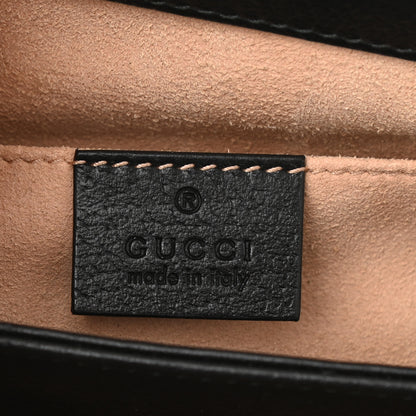 Gucci Calfskin GG Web Small Ophidia Chain Shoulder Bag Black 6 of 8