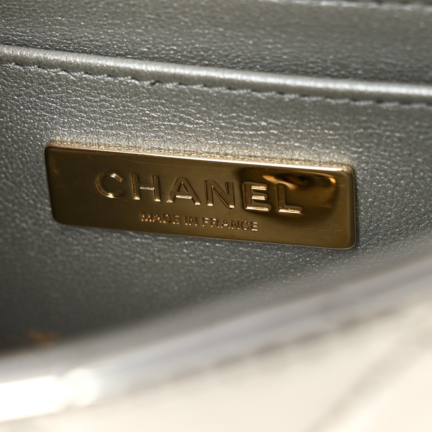 Chanel Mirror Calfskin Metallic Calfskin Quilted Hollywood Boulevard Mini Flap With Star Coin Purse Silver 6 of 10