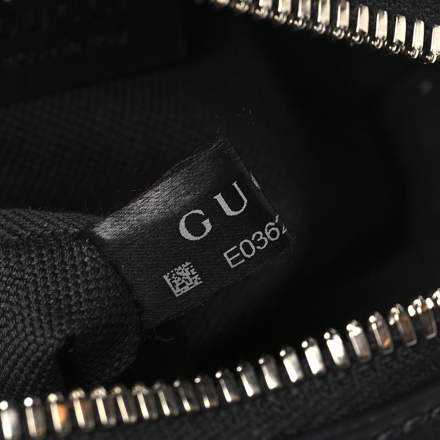 GG Supreme Monogram Appia Calfskin Web Messenger Bag Black