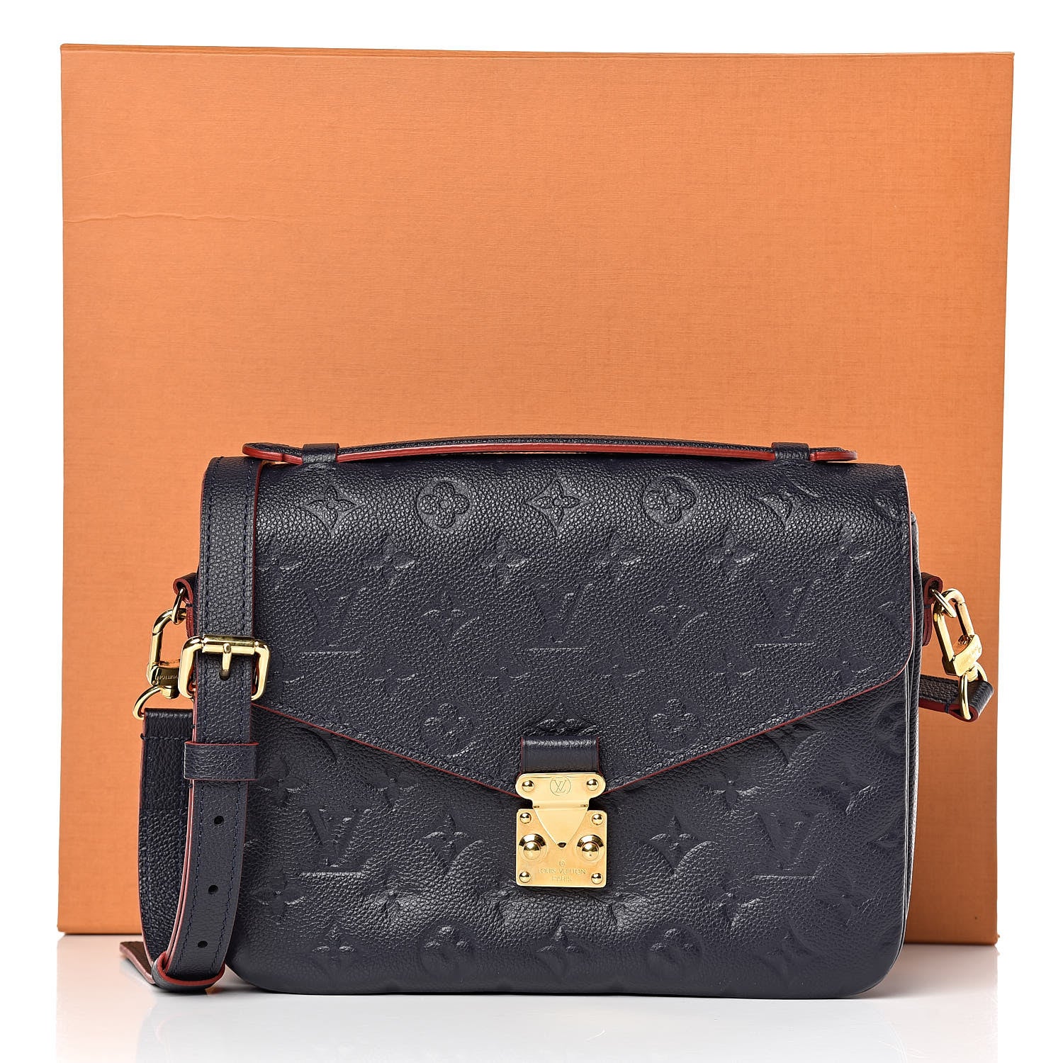 Louis Vuitton Empreinte Pochette Metis Marine Rouge 11 of 11