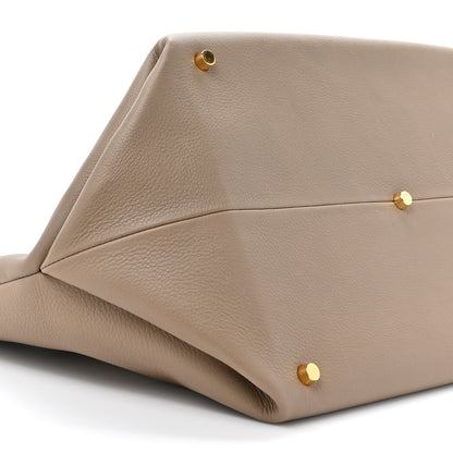Khaite Pebbled Calfskin Medium Amelia Tote Taupe 8 of 10