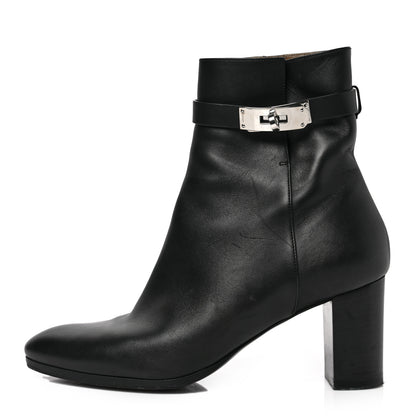 Hermes Calfskin Saint Germain Ankle Boots 39 Black 1 of 7