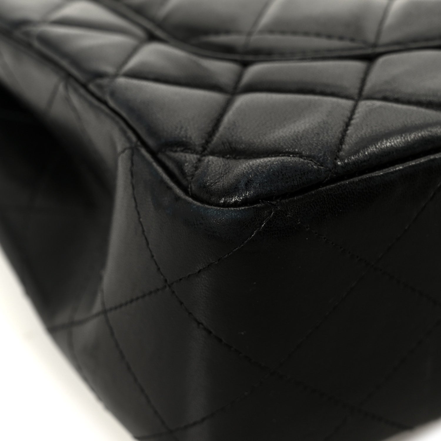 Chanel Lambskin Quilted Jumbo Single Flap Black 15 of 15