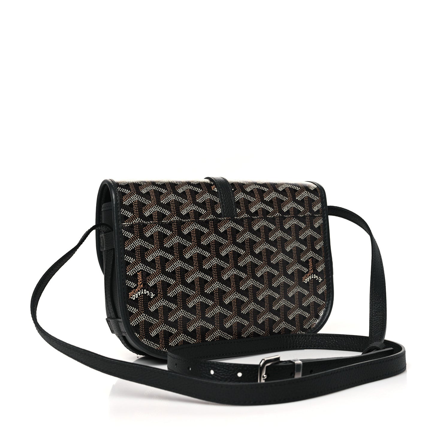 Goyardine Belvedere II PM Messenger Bag Black