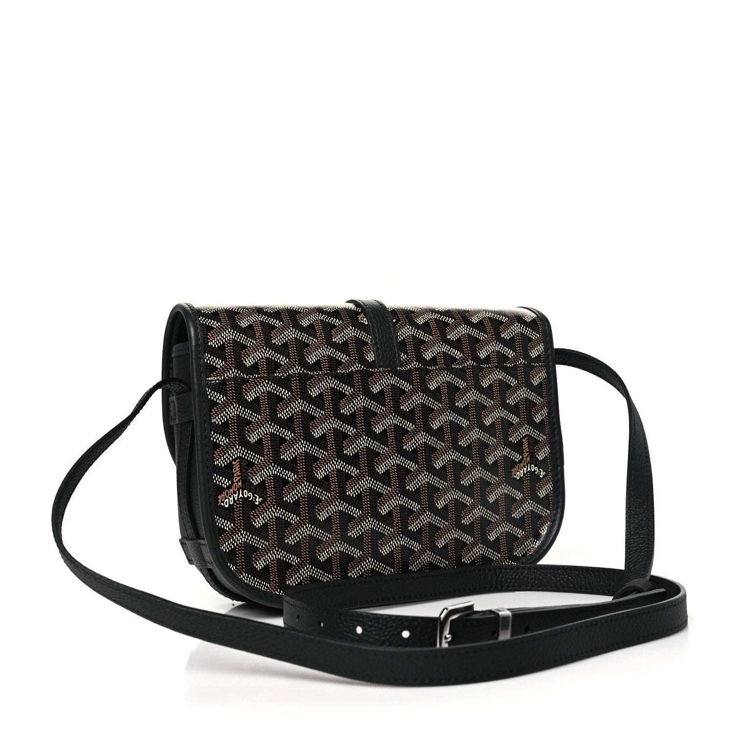 Goyard Goyardine Belvedere II PM Messenger Bag Black 3 of 9