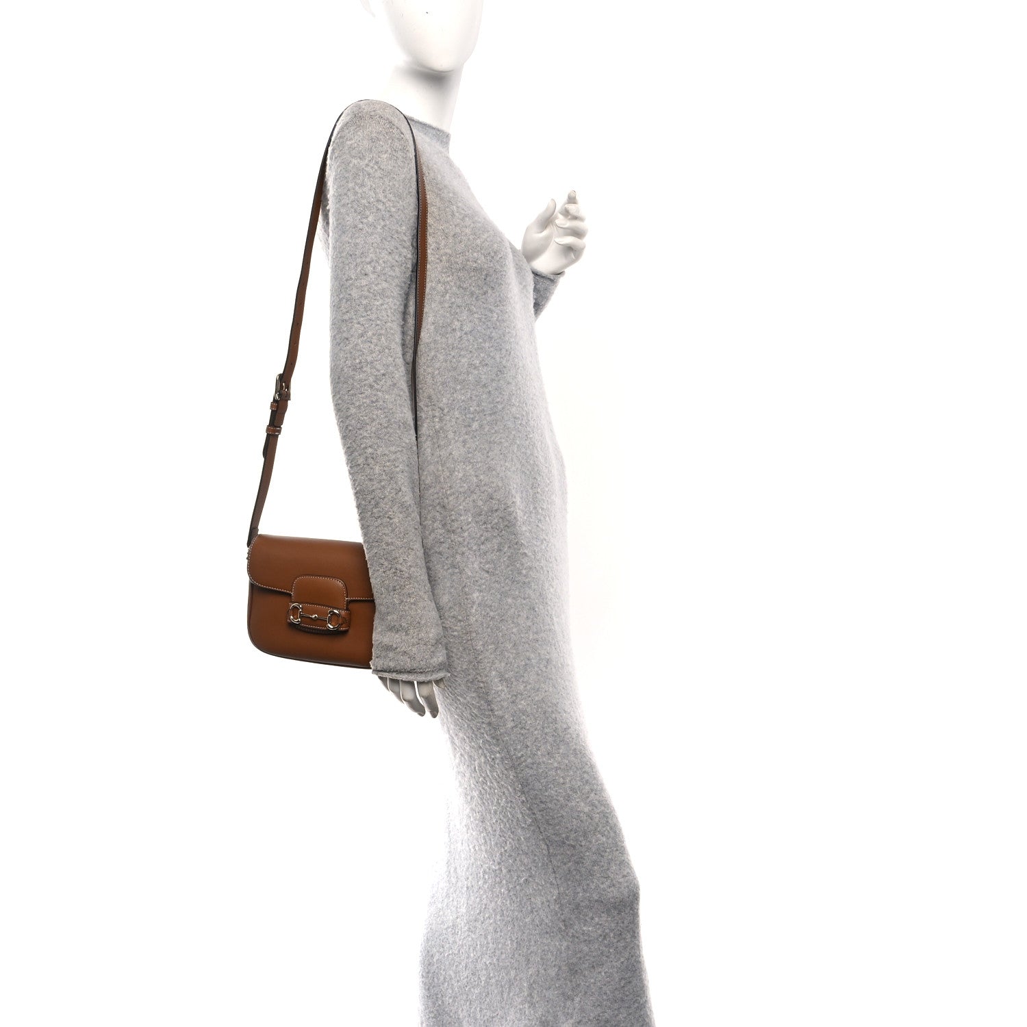 Gucci Arabella Calfskin Horsebit 1955 Shoulder Bag Sundial 2 of 12