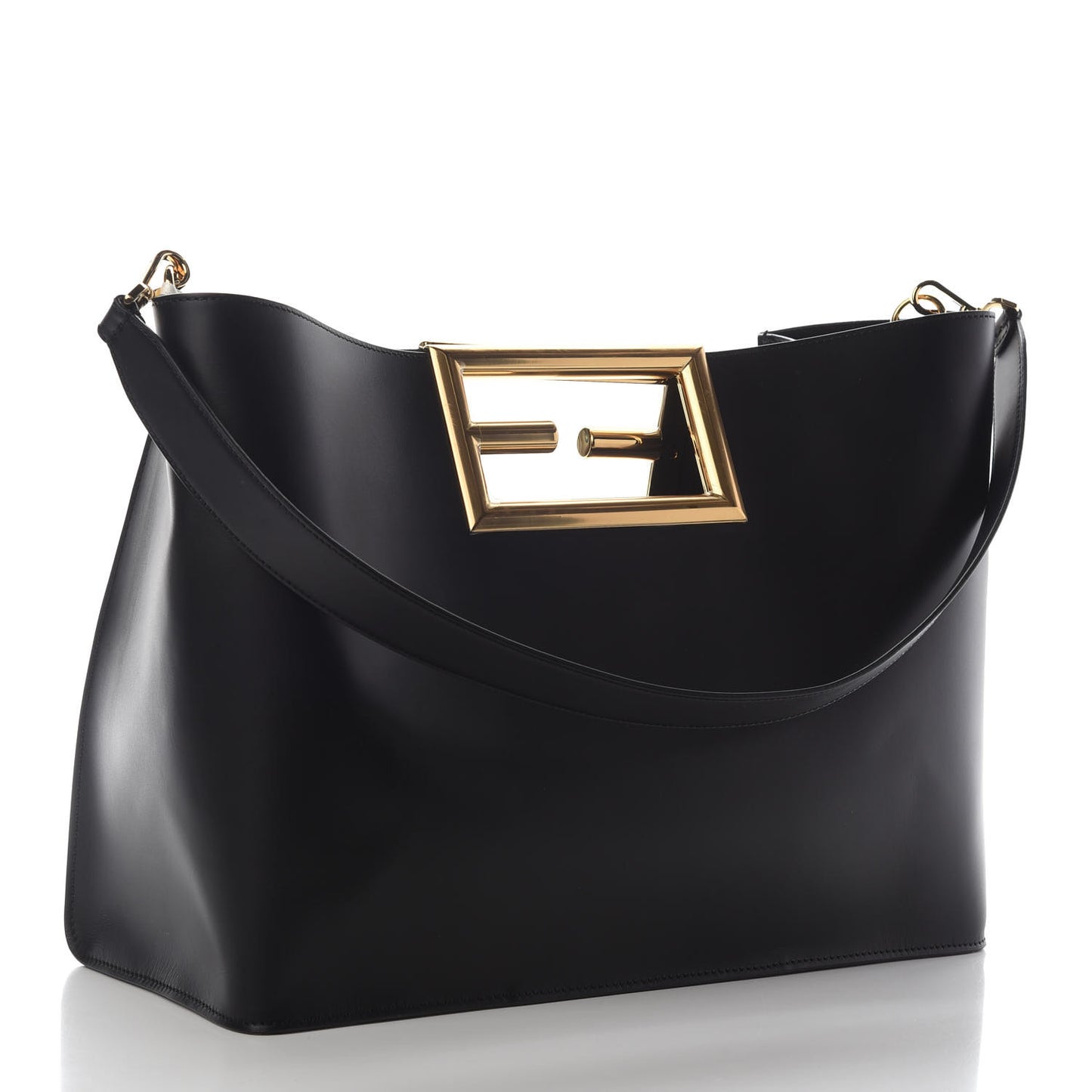 Vitello King Medium Fendi Way Tote Black