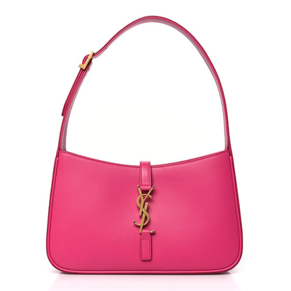 Saint Laurent Smooth Calfskin Le 5 A 7 Hobo Bubblegum 1 of 8