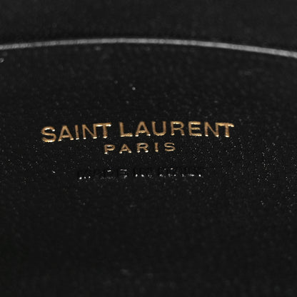 Saint Laurent Grain De Poudre Matelasse Monogram Mini Lou Camera Bag Dark Beige 7 of 10
