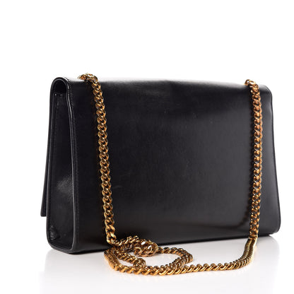 Saint Laurent Smooth Calfskin Medium Classic Monogram Kate Tassel Satchel Black 3 of 10