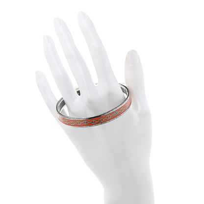 Hermes Enamel Printed Narrow Chaine d'Ancre Bracelet 65 2 of 5